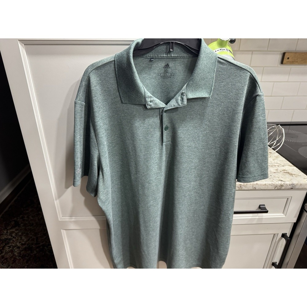 adidas PrimeGreen Golf Mens Golf Polo Shirt Size L, Large